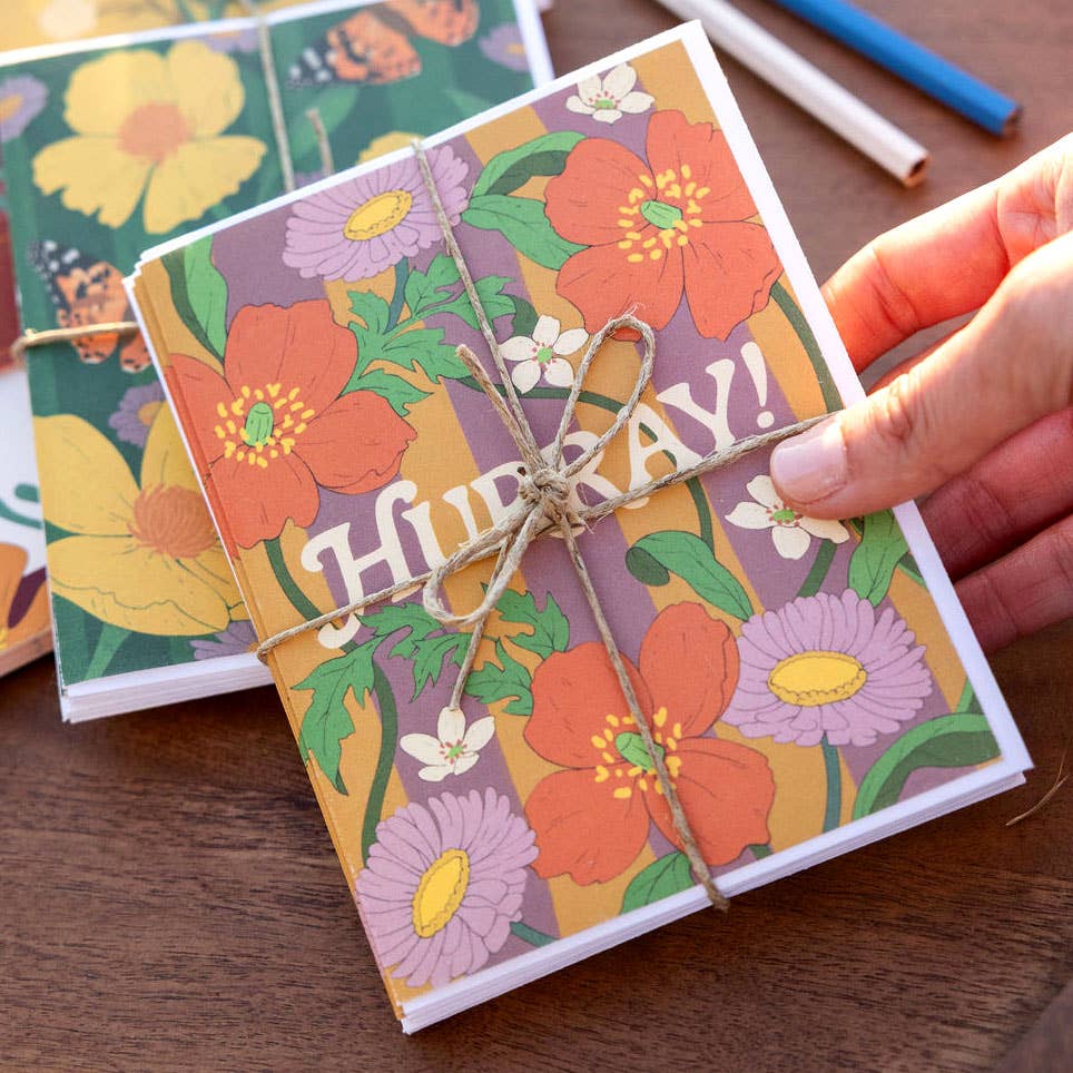 Congratulations Card - Hurray! Wildflower Card