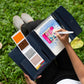 A6 Travel Paint Kit - Vegan Leather| Handcrafted| Portable