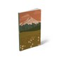 Rosy Mountain  Soft Touch Classic Layflat Notebook Journal