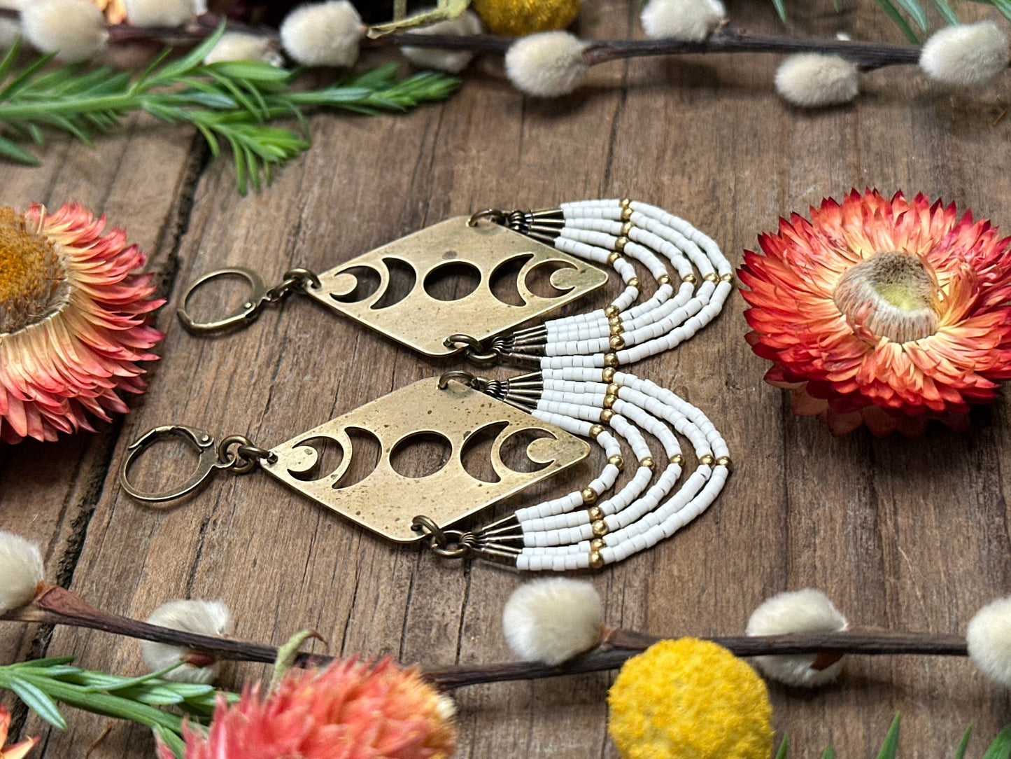Magpie Snow Earrings