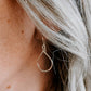 Mini Textured Teardrop Earrings