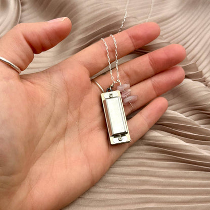 Handmade Party Trick Harmonica Necklace