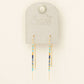 Chromacolor Miyuki Thread Earring - Cobalt Multi/Gold