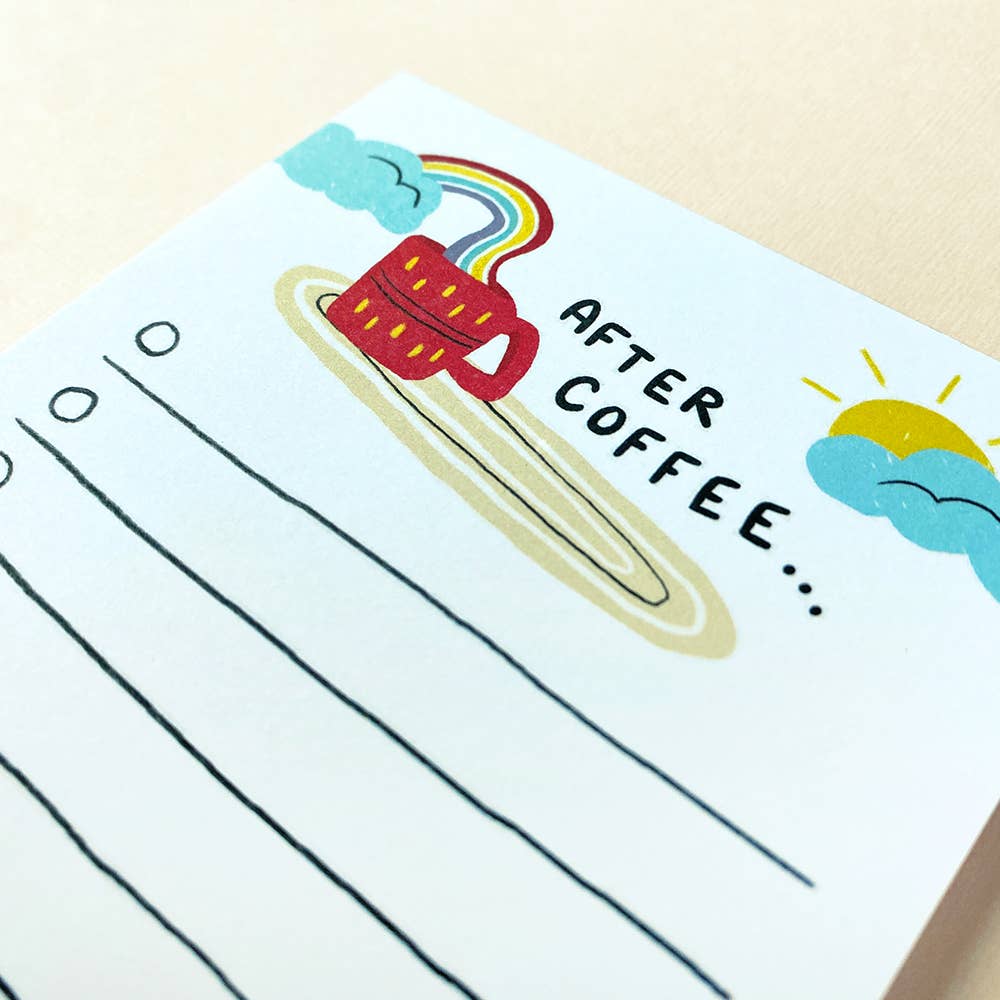 After Coffee Task-Oriented To-Do List