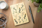 Butter Yellow Blooms Embroidered Journal