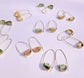 Belen Minimalist Gemstone Earring - Sunstone
