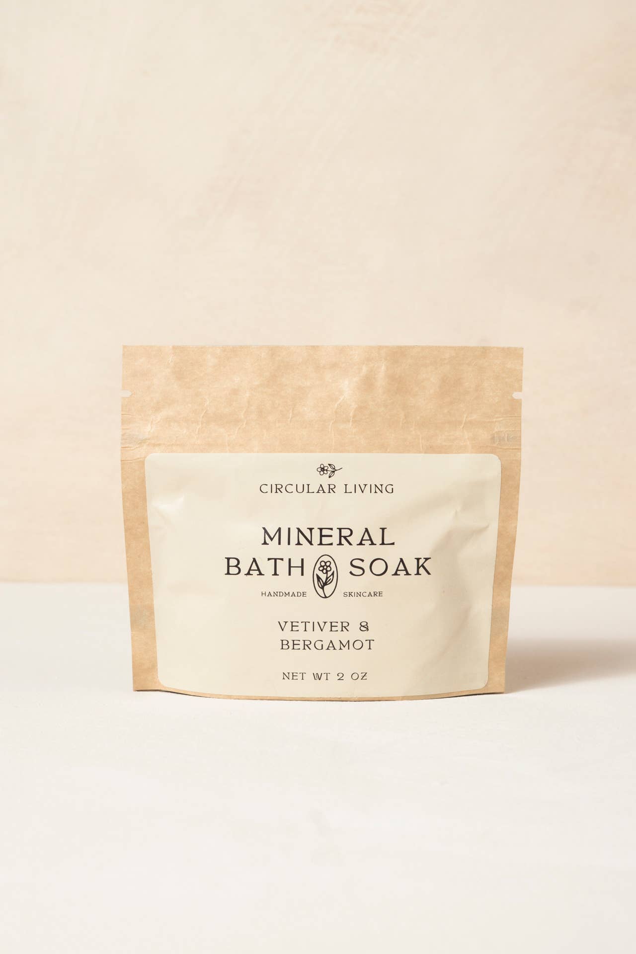 Mineral Bath Soak Sachet - Vetiver & Bergamot