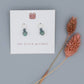 Aqua Terra Jasper Mini Dangle Earrings - Sterling Silver