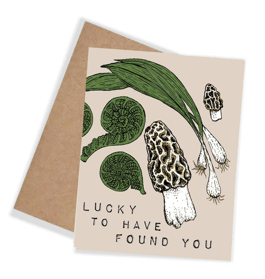Lucky to Have Found You card