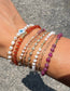 Carnelian Healing Gemstone Stacking Bracelet