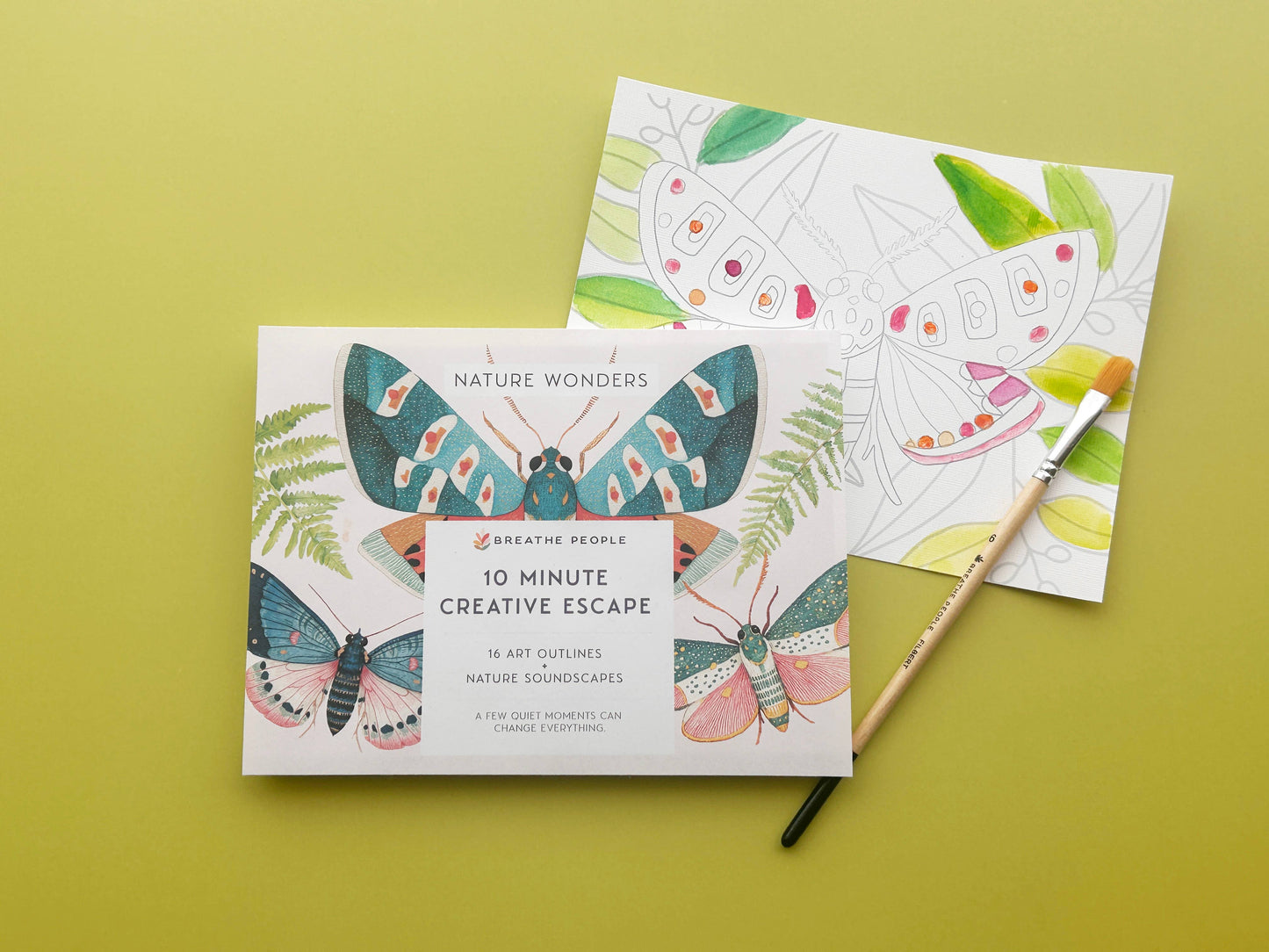 10 Minute Creative Escape Watercolor Book — Nature Wonders