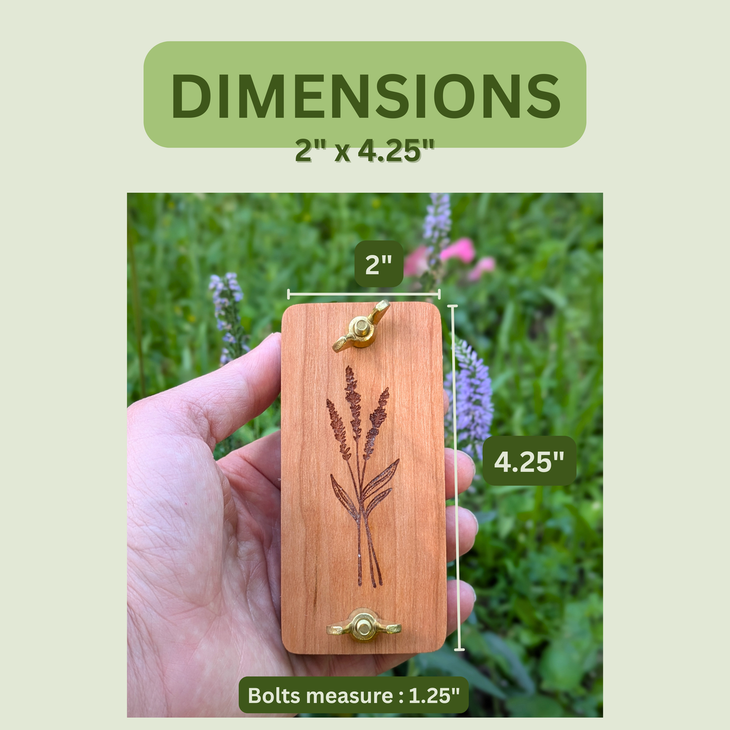 Pocket Sized Flower Press 2"x4"