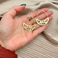 Forest Moon Earrings: Silver