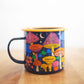 Enamel Mug | Midnight Mushroom