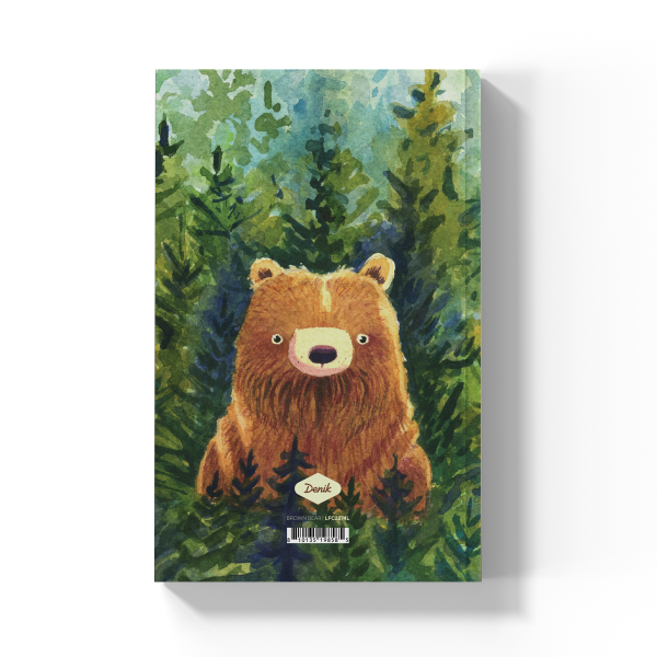 Brown Bear  Classic Layflat Notebook Journal LFC2274L