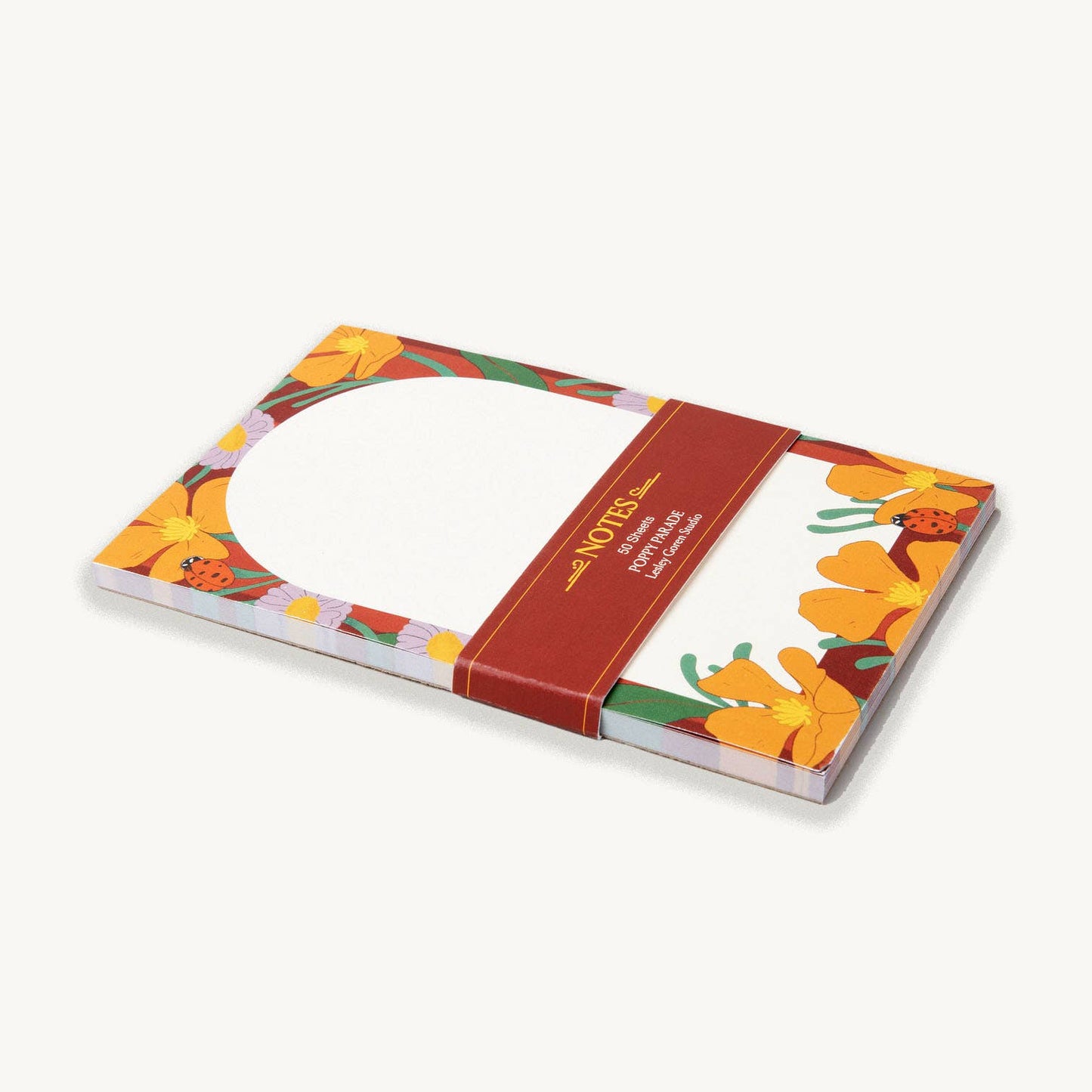Poppy Parade – Botanical Floral Notepad