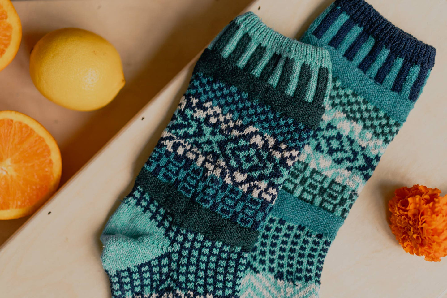 Evergreen Crew Socks
