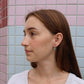 Aqua Terra Jasper Mini Dangle Earrings - Sterling Silver