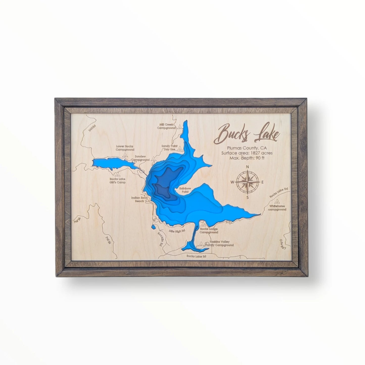 Small 3D Lake Art