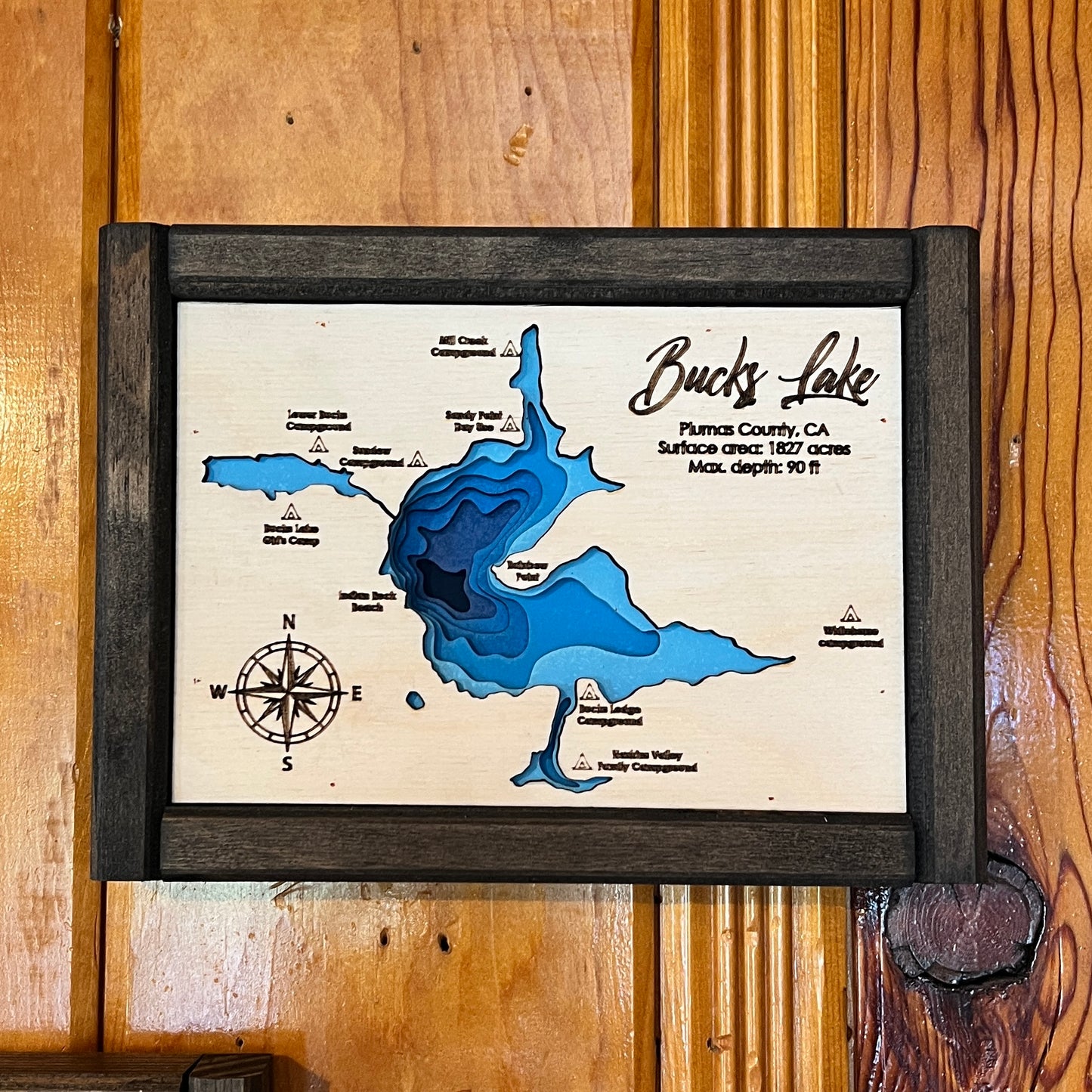 Small 3D Lake Art