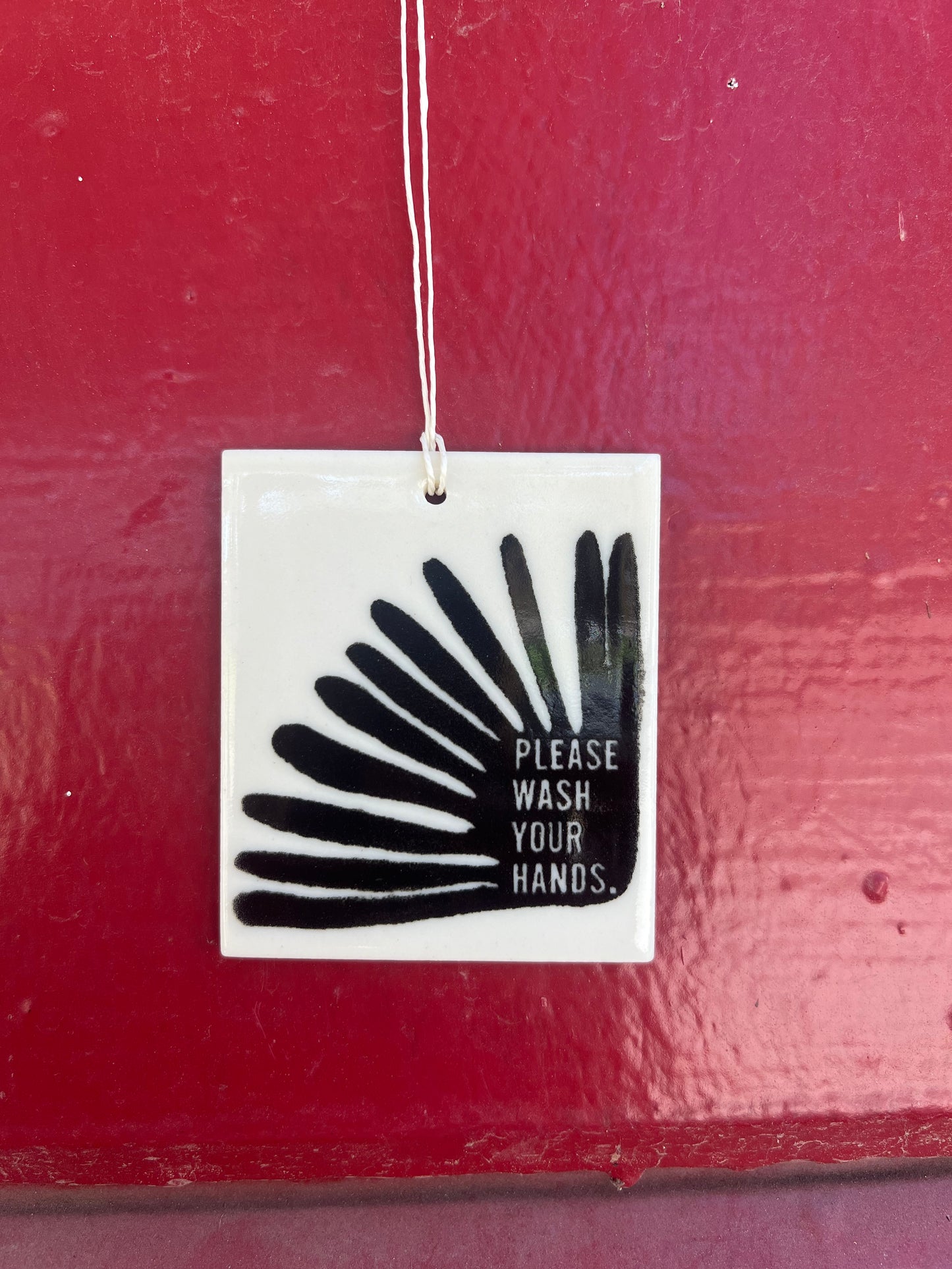 Small Screenprinted Wall Tags