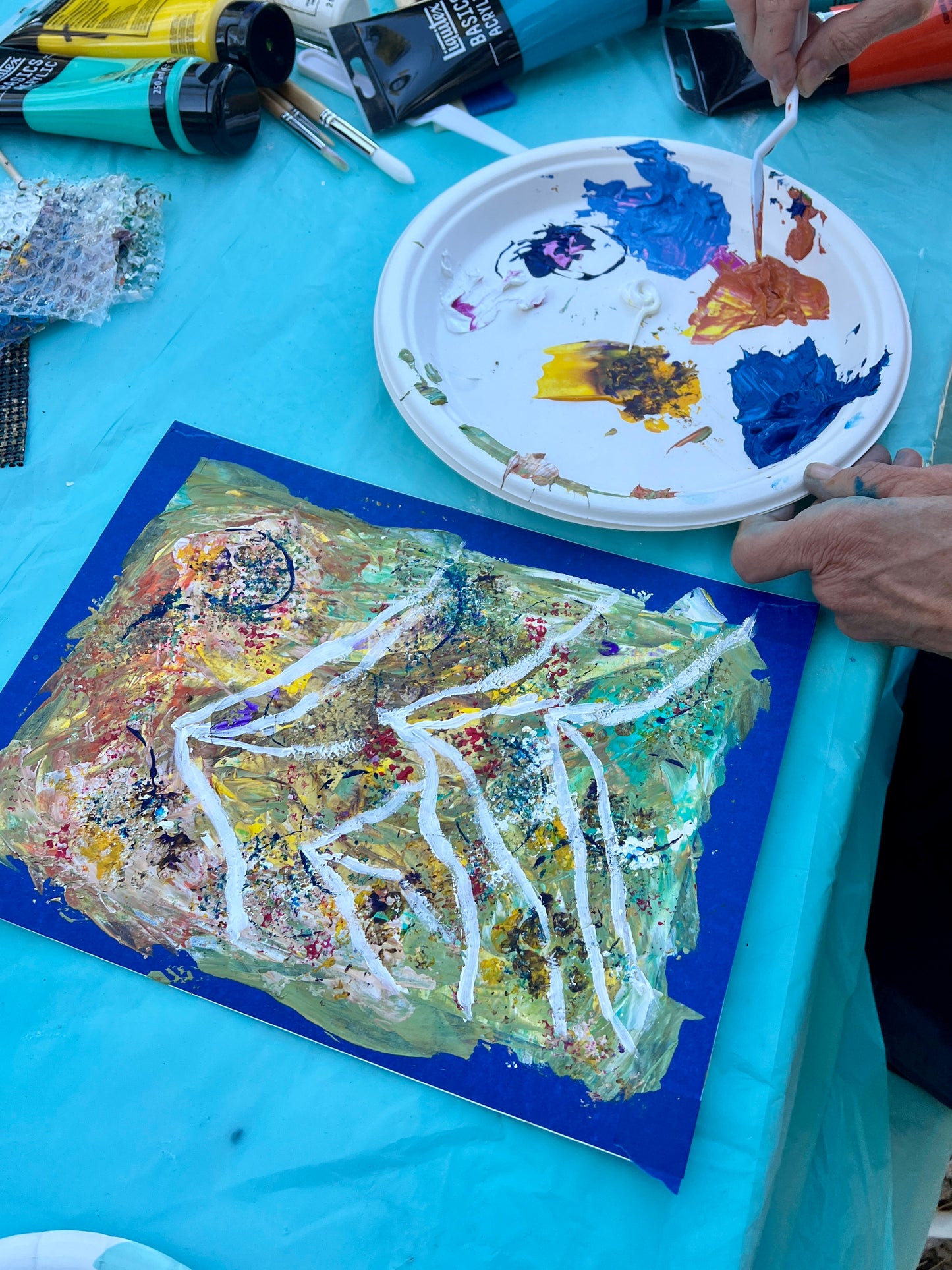 Abstract Alpine Painting Class 7/14