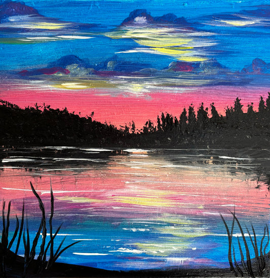 Painting Under the Pines - "Mill Pond" 7/12