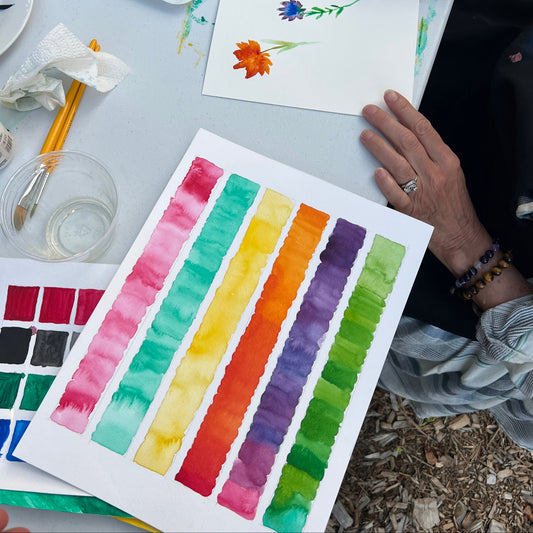 Watercolor - Mixing and Play - Tuesday, July 28th : 5:30-7 pm