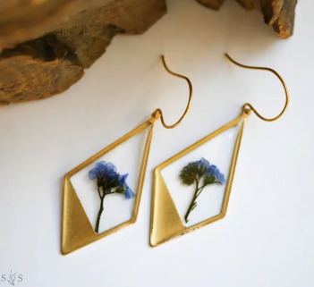Hanging Terrarium Earrings
