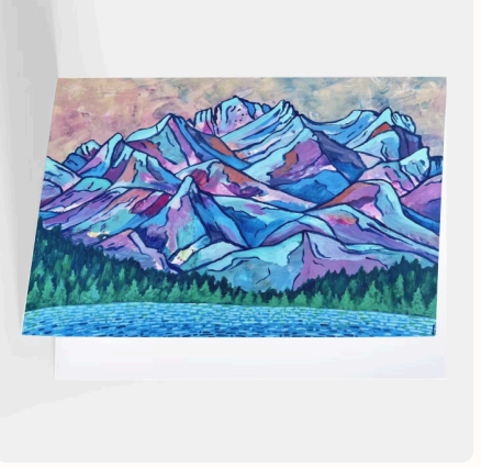 Sierra Buttes In Full Color Card