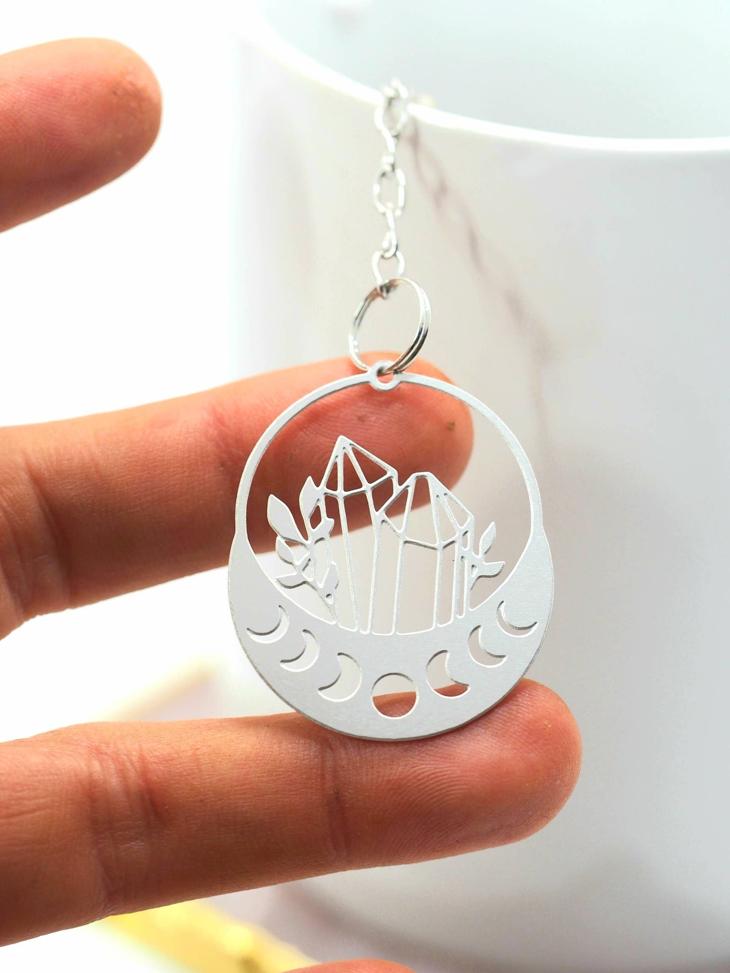 Crystals & Moon Cycle Loose Leaf Tea Infuser