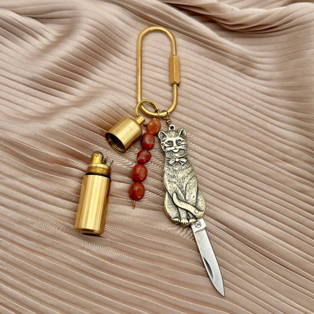 Tomcat Purse Charm