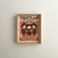Moonflower Owl Art Print  