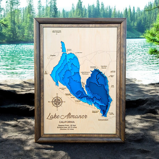 Small 3D Lake Art
