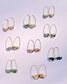 Belen Minimalist Gemstone Earring - Sunstone