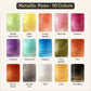 Watercolor Pans- Metallic | Nano Cork Palette | Case of 5