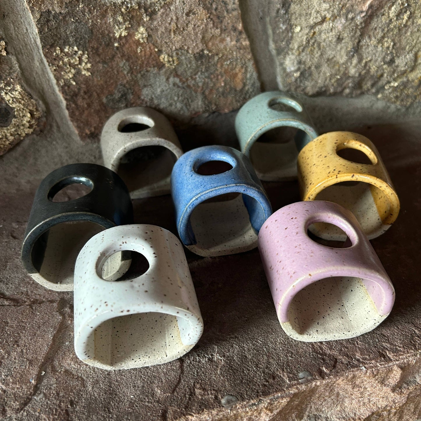Blue ceramics Air Plant or Palo Santo Holder