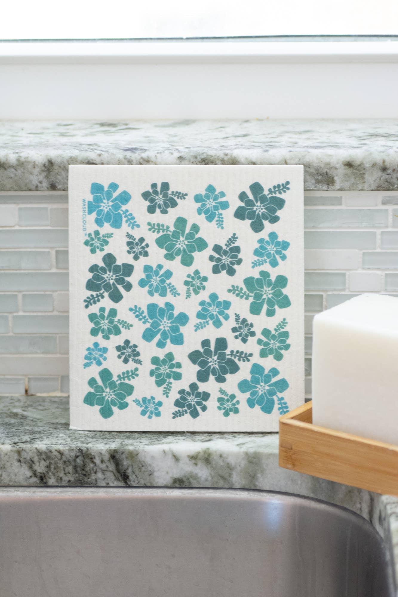 "Sweet Succulent" Swedish Dish Cloth