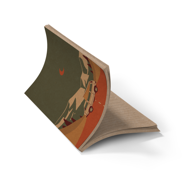 Mountain Van Kraft Layflat Notebook  KLC1942KL