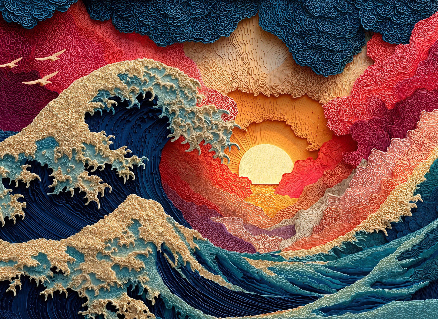Great Wave Puzzle