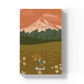 Rosy Mountain  Soft Touch Classic Layflat Notebook Journal