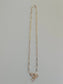 14k Gold Plated Link & Chain Necklace