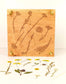 Hardwood Flower Press With Floral Design | 7"x7"