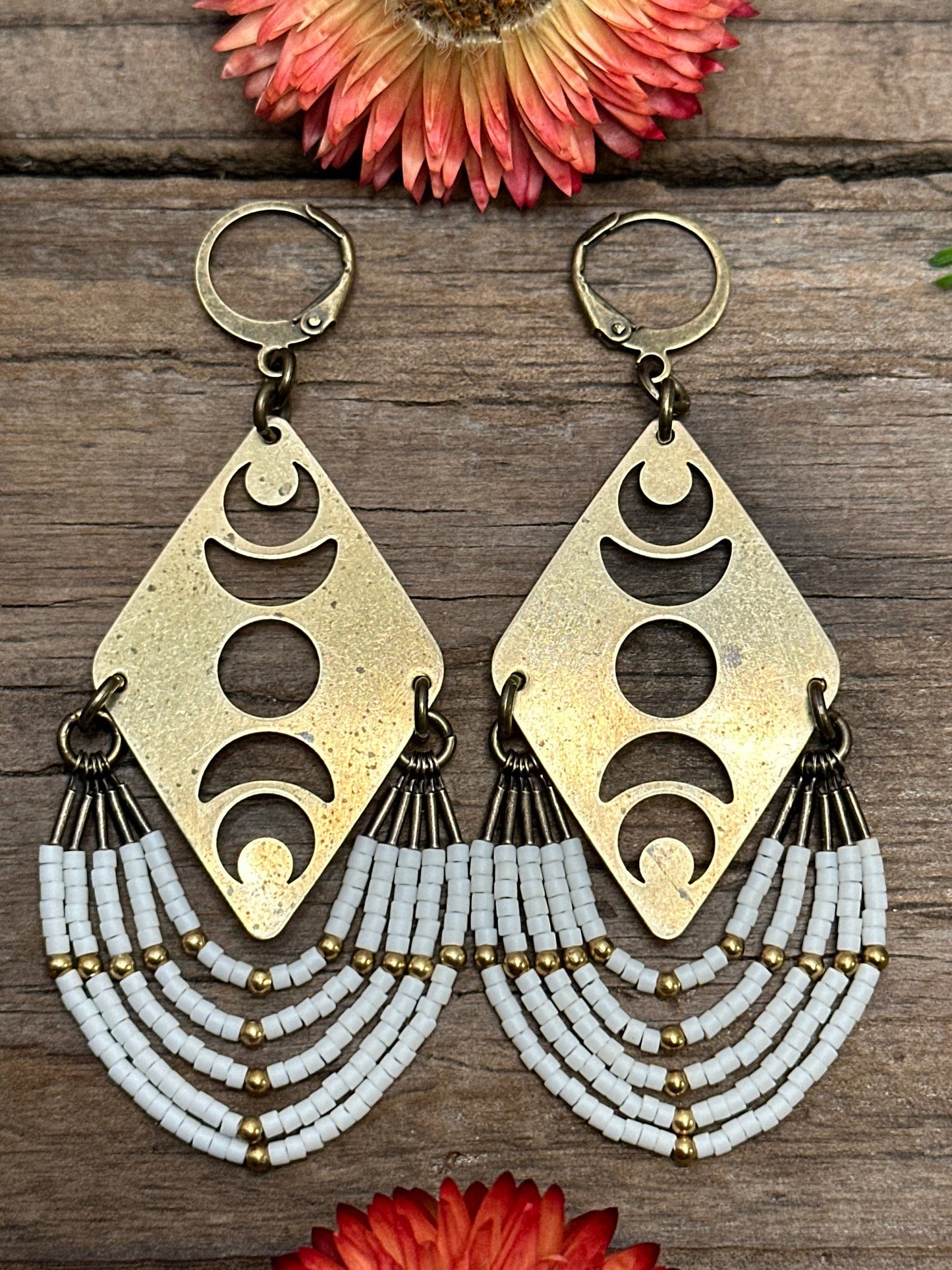 Magpie Snow Earrings