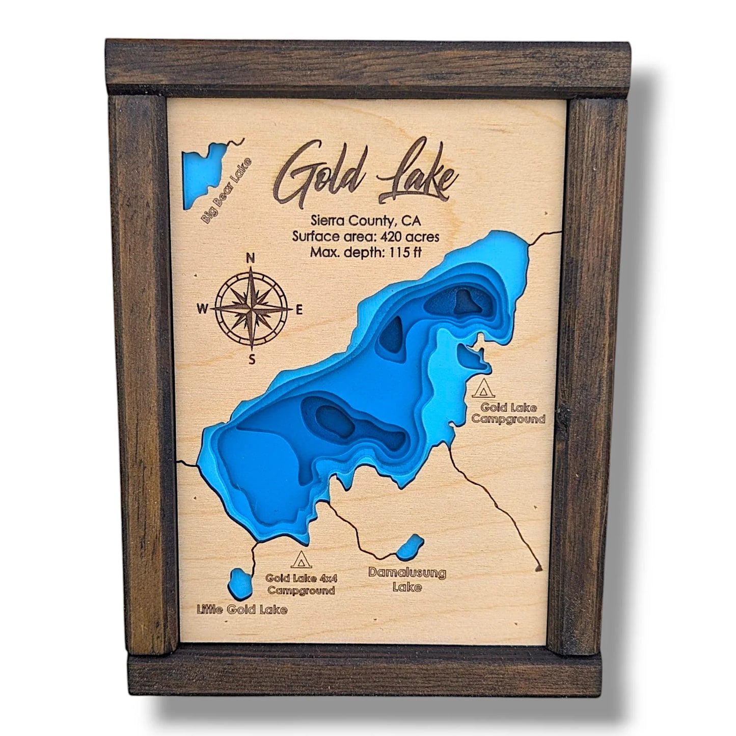 Small 3D Lake Art