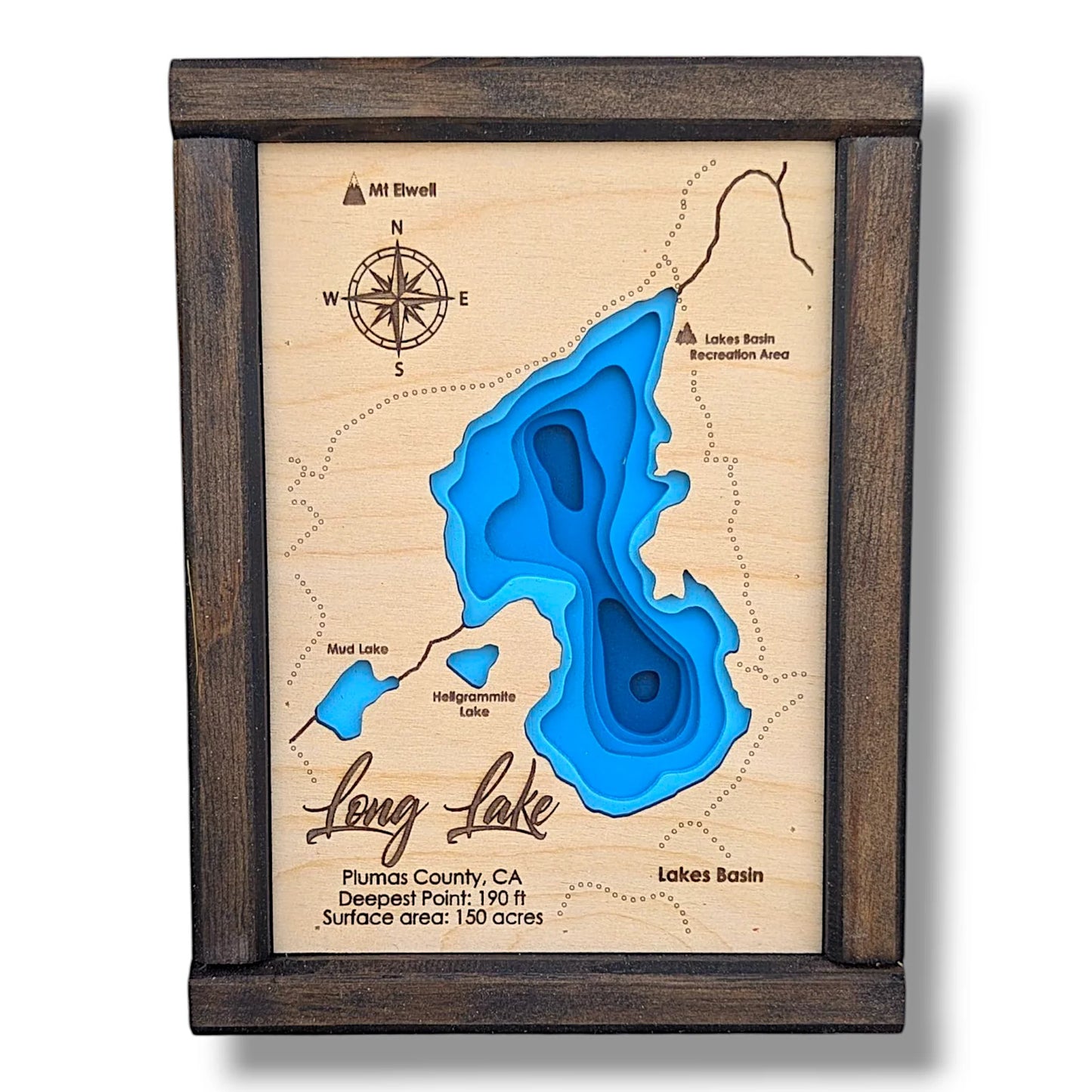 Small 3D Lake Art