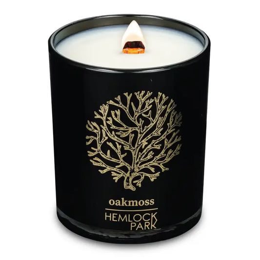 Oakmoss Black & Gold Candle