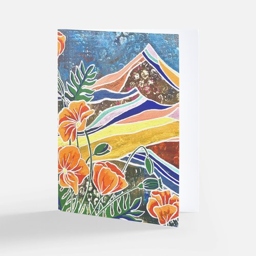 Poppy Mountain Card