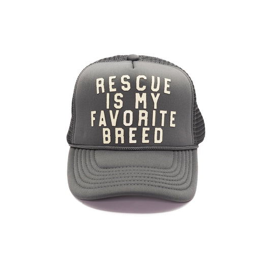 "Rescue is my Favorite Breed" Trucker Hat