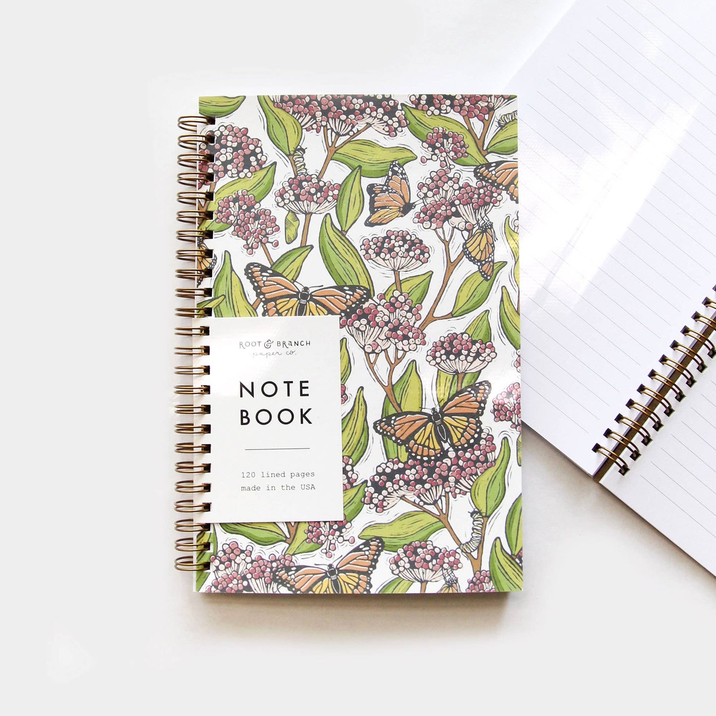 Butterfly Garden Spiral Bound Notebook